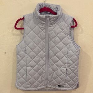 Lands' End Women’s Quilted Light Blue Vest